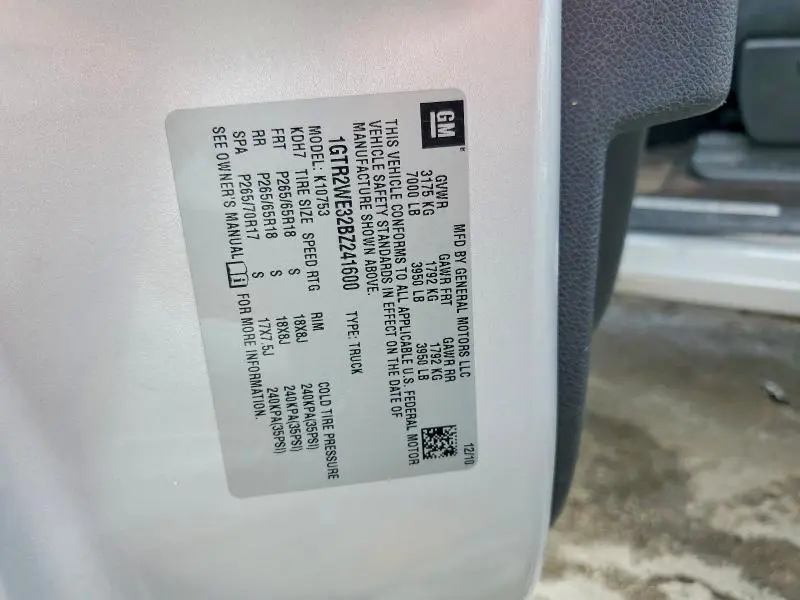 2011 GMC SIERRA K1500 SLT  