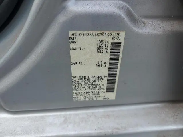2021 NISSAN ALTIMA SR
