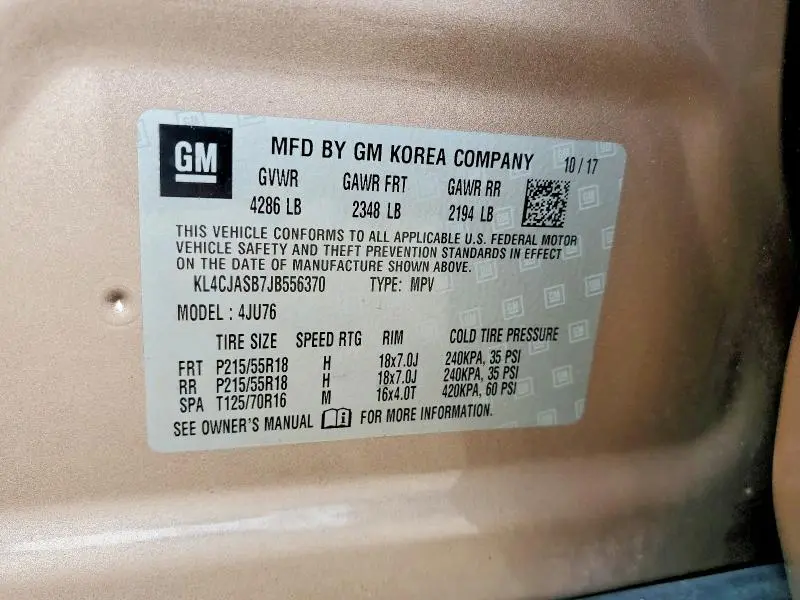2018 BUICK ENCORE PREFERRED  