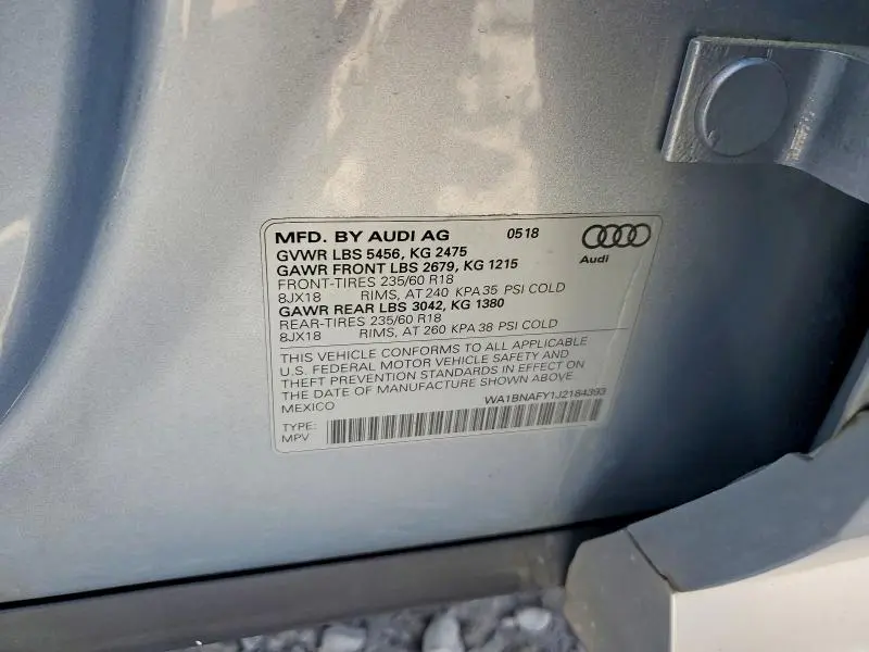 2018 AUDI Q5 PREMIUM PLUS  