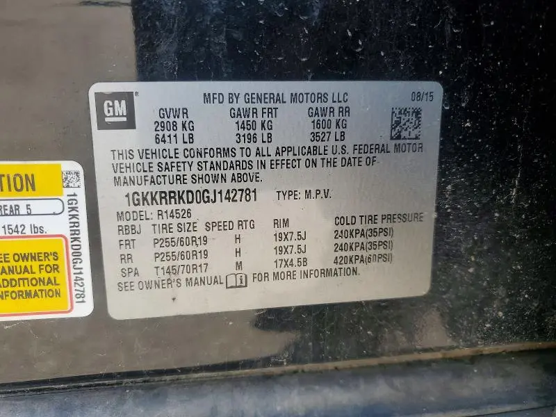 2016 GMC ACADIA SLT-1  