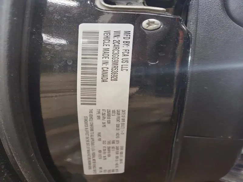 2021 CHRYSLER PACIFICA LIMITED  