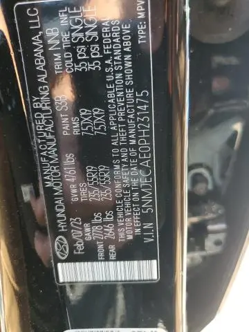 2023 HYUNDAI TUCSON LIMITED  