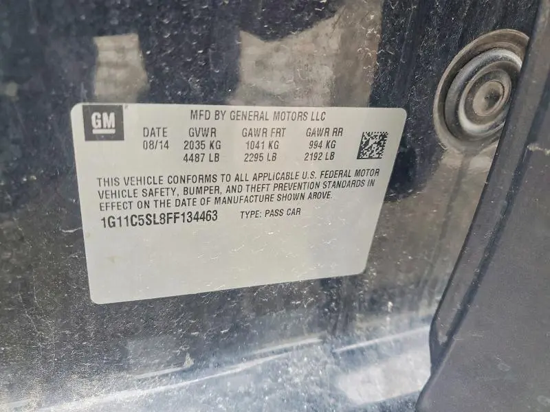 2015 CHEVROLET MALIBU 1LT  