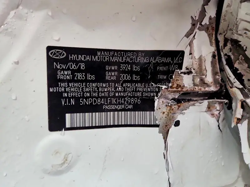 2019 HYUNDAI ELANTRA VALUE EDITION  