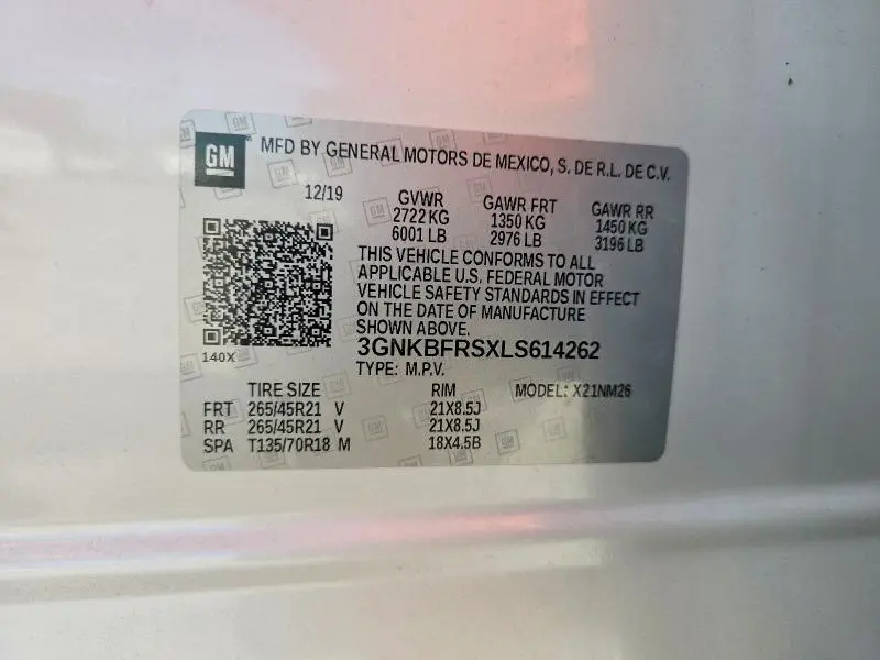 2020 CHEVROLET BLAZER PREMIER  