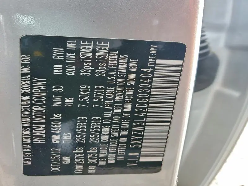 2013 HYUNDAI SANTA FE SPORT   