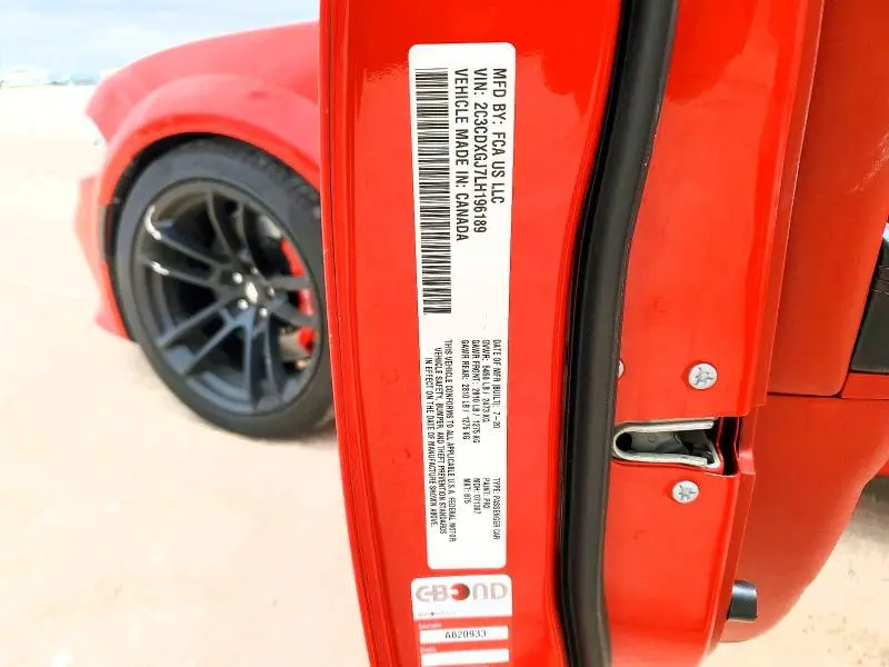2020 DODGE CHARGER SCAT PACK  