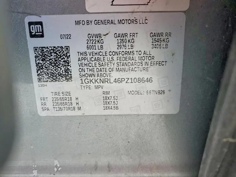 2023 GMC ACADIA SLE  