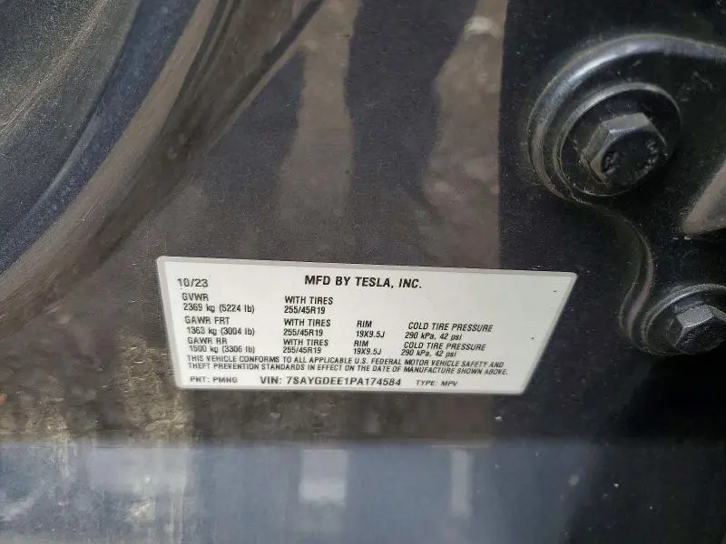 2023 TESLA MODEL Y   