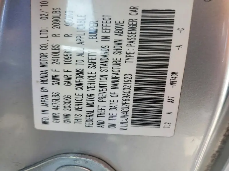 2010 ACURA TSX   