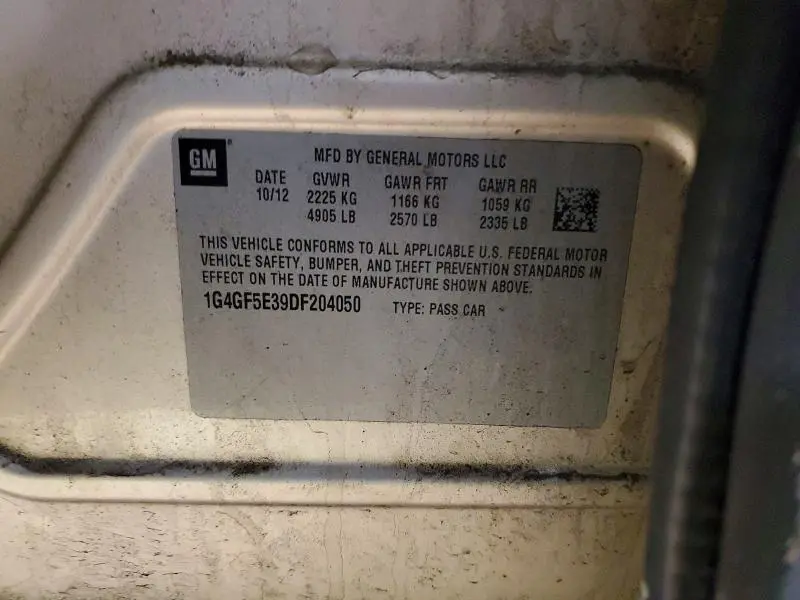 2013 BUICK LACROSSE PREMIUM  