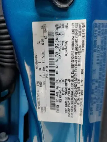 2016 FORD FOCUS SE  