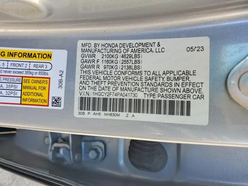 2023 HONDA ACCORD HYBRID SPORT-L  