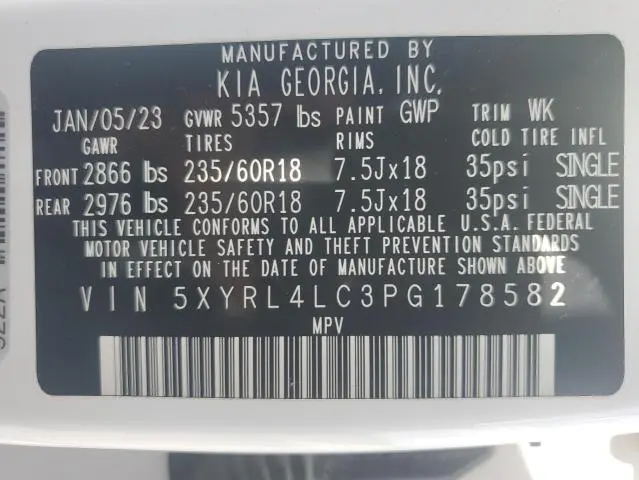 2023 KIA SORENTO S  
