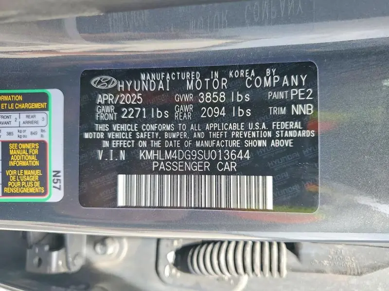 2025 HYUNDAI ELANTRA SEL SPORT  