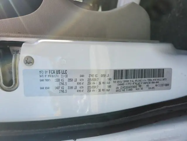 2019 DODGE GRAND CARAVAN SE  