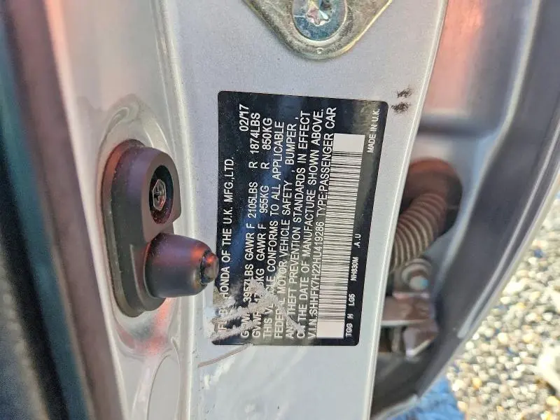 2017 HONDA CIVIC LX  