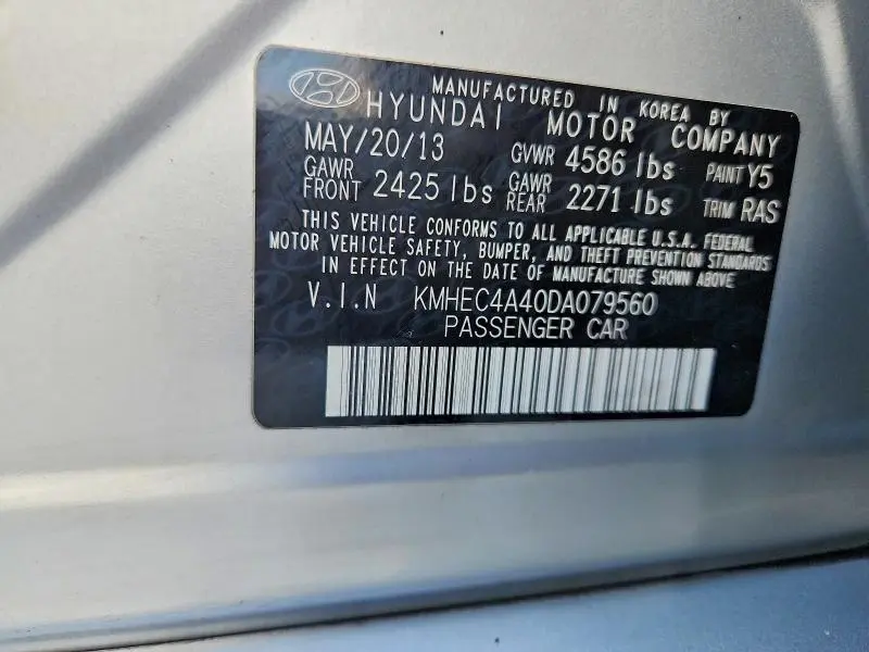 2013 HYUNDAI SONATA HYBRID  