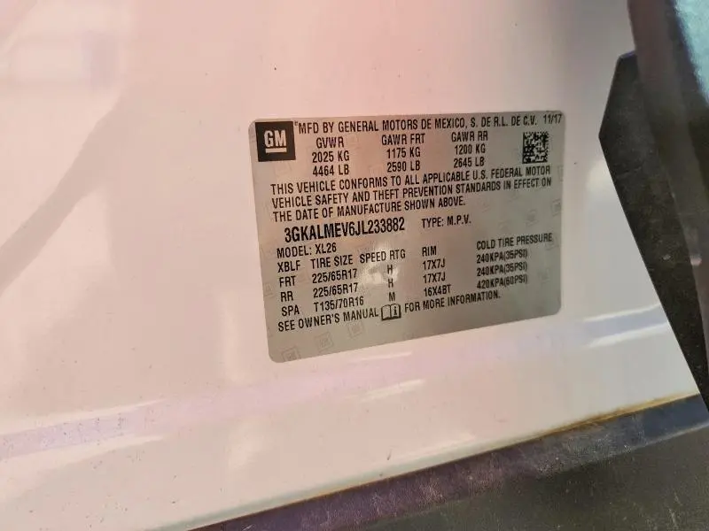 2018 GMC TERRAIN SLE  
