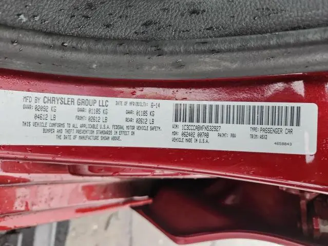 2015 CHRYSLER 200 LIMITED  