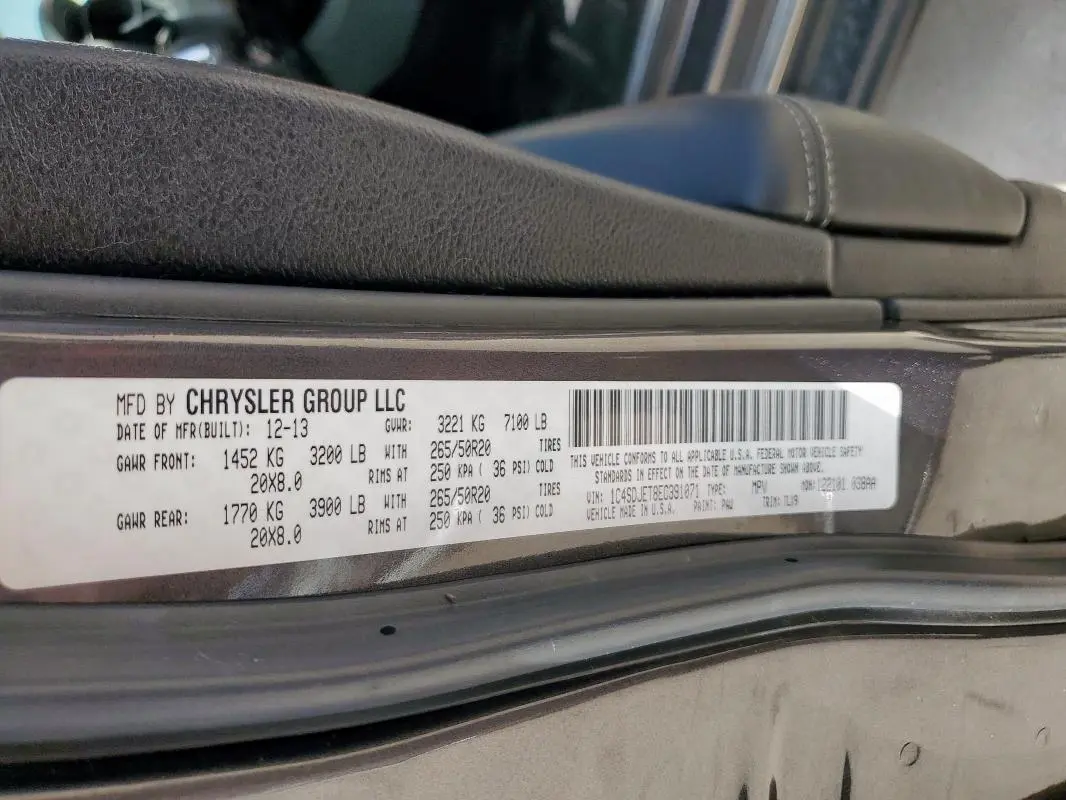 2014 DODGE DURANGO CITADEL
