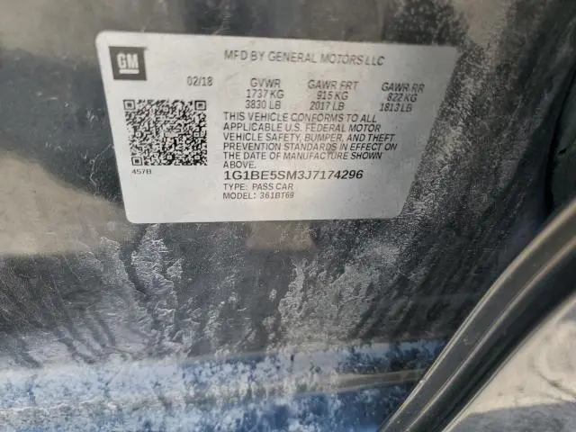 2018 CHEVROLET CRUZE LT  