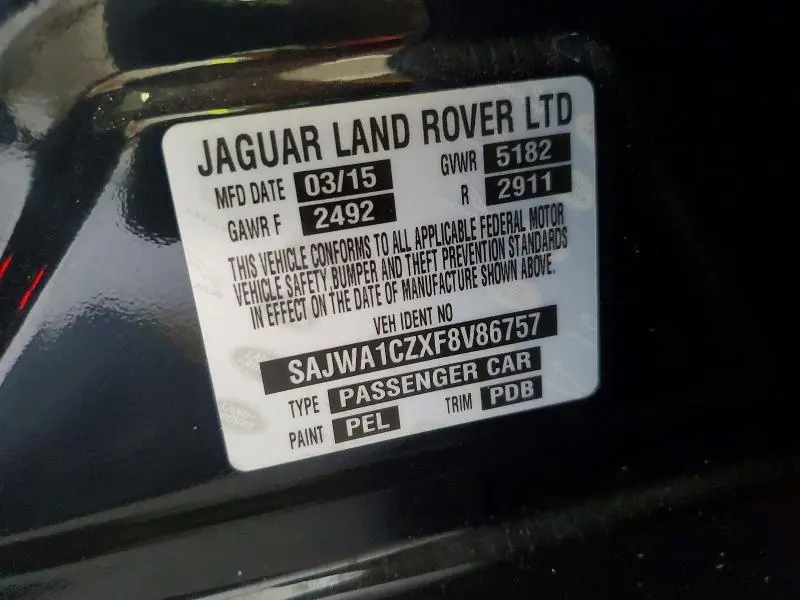 2015 JAGUAR XJ   