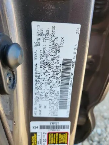 2013 TOYOTA TACOMA PRERUNNER V6  