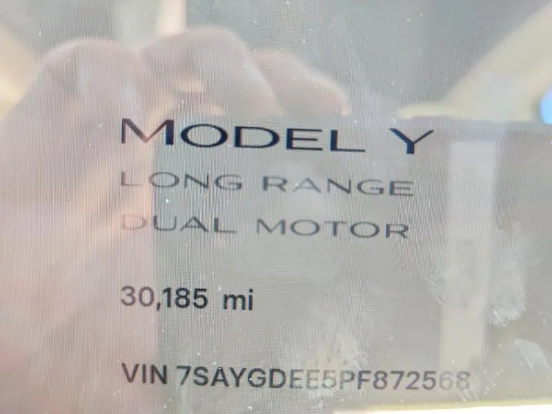 2023 TESLA MODEL Y   