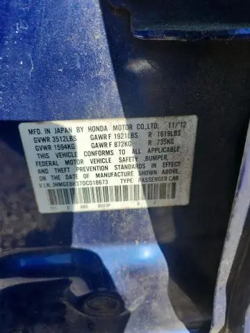 2013 HONDA FIT   