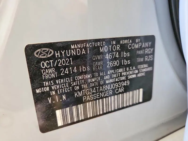 2022 GENESIS G70 2.0T  