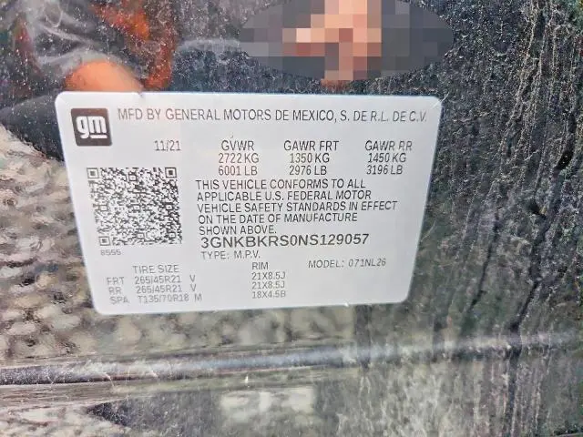 2022 CHEVROLET BLAZER RS  