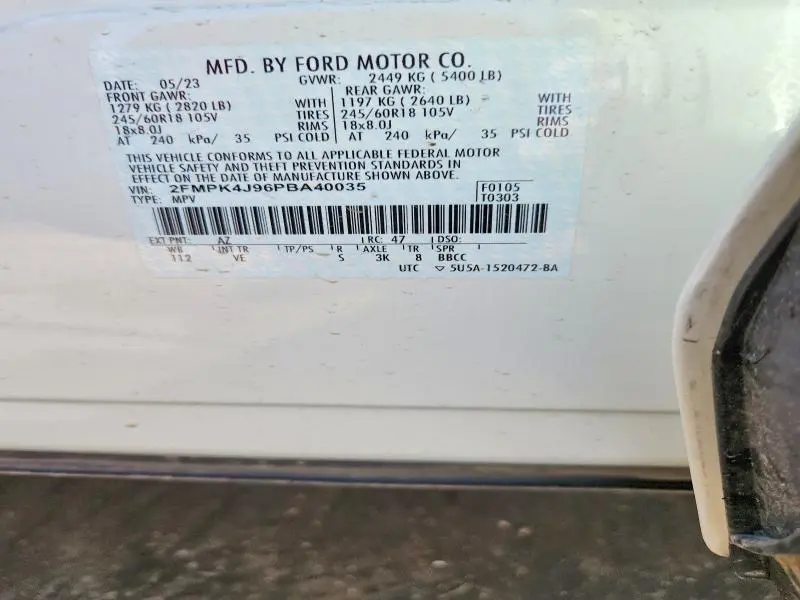 2023 FORD EDGE SEL  