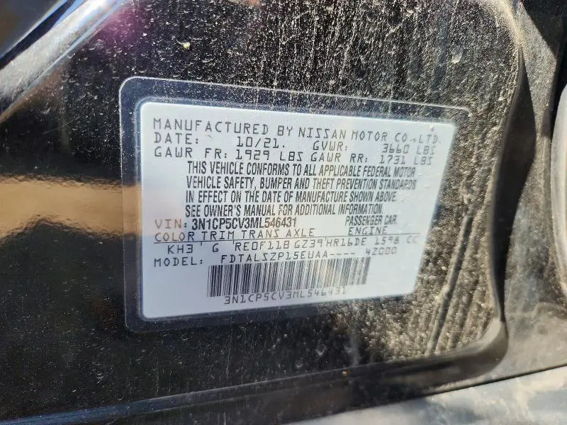 2021 NISSAN KICKS SV  