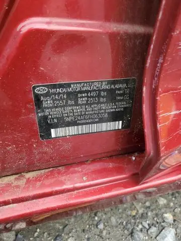 2015 HYUNDAI SONATA SE  