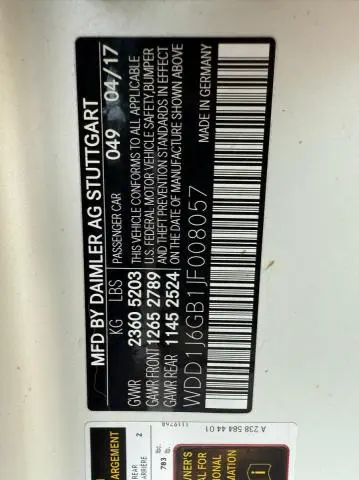 2018 MERCEDES-BENZ E 400 4MATIC  