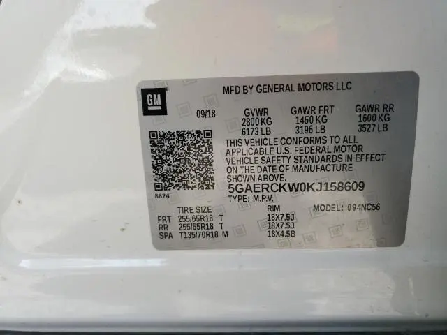 2019 BUICK ENCLAVE PREMIUM  