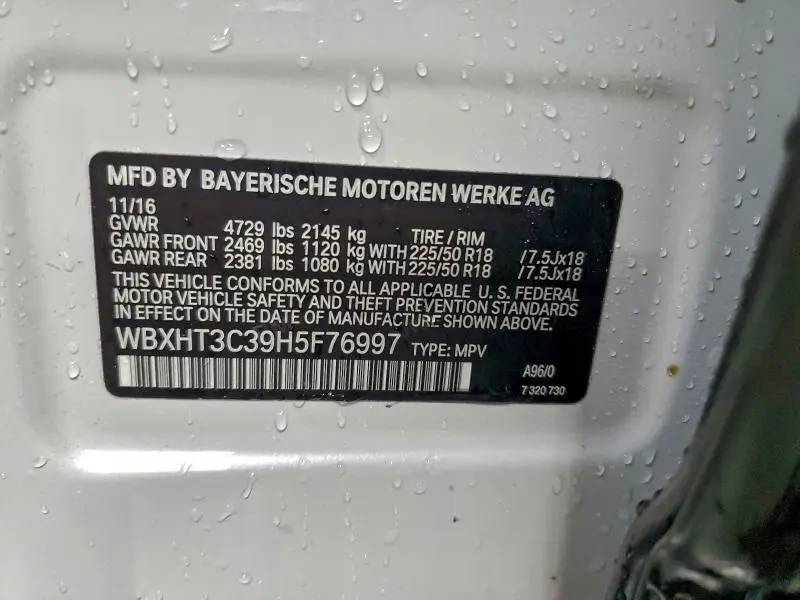 2017 BMW X1 XDRIVE28I  