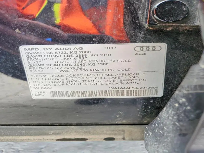 2018 AUDI SQ5 PREMIUM PLUS  