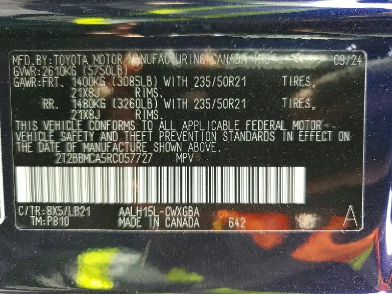 2024 LEXUS RX 350H BASE  