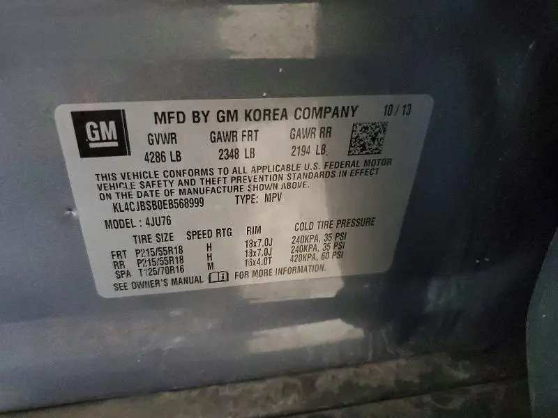 2014 BUICK ENCORE CONVENIENCE  