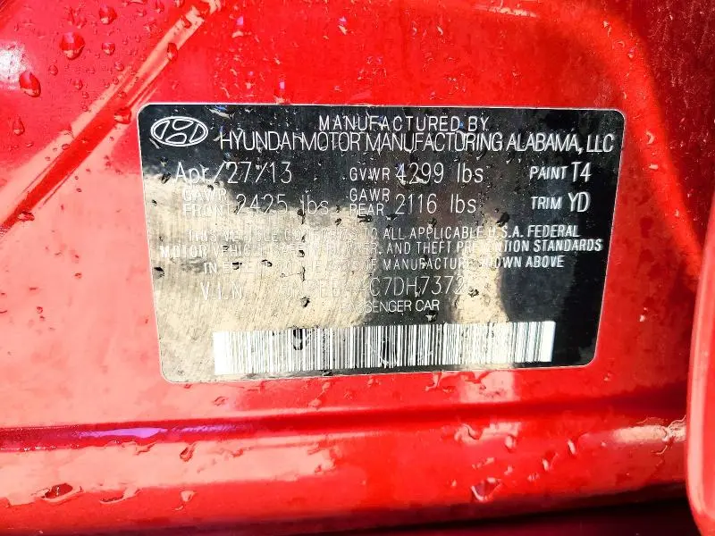 2013 HYUNDAI SONATA GLS  