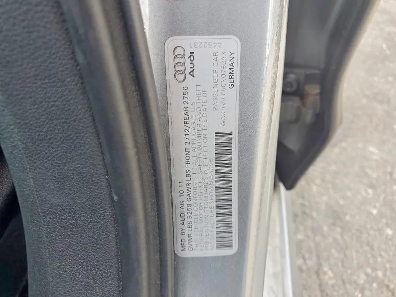 2012 AUDI A6 PRESTIGE  