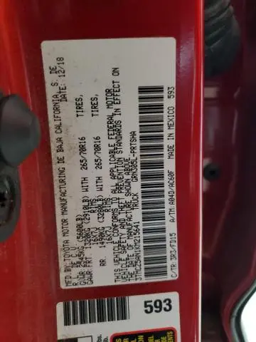 2019 TOYOTA TACOMA DOUBLE CAB  