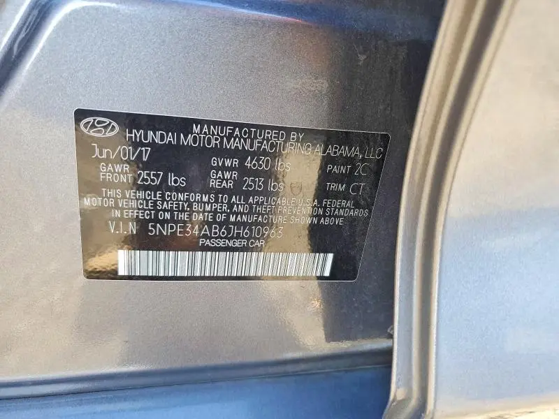 2018 HYUNDAI SONATA SPORT 2.0T  