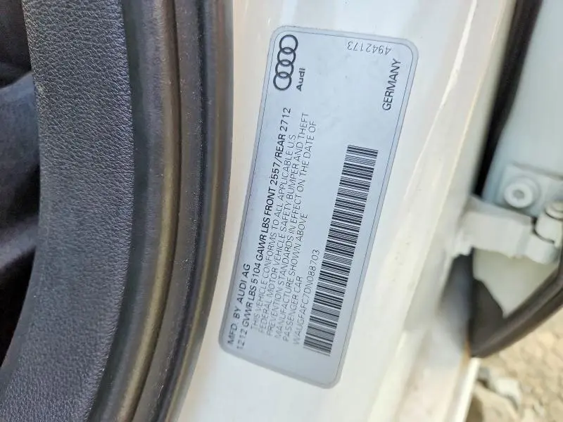2013 AUDI A6 PREMIUM PLUS  