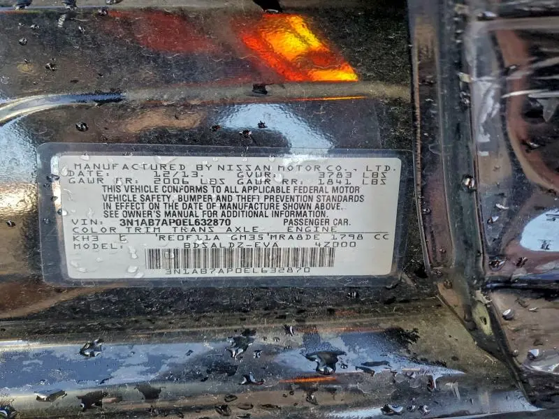 2014 NISSAN SENTRA S  