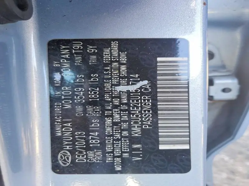 2014 HYUNDAI ACCENT GLS  