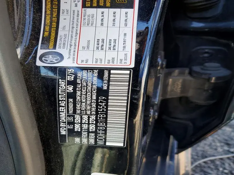 2015 MERCEDES-BENZ E 350 4MATIC  